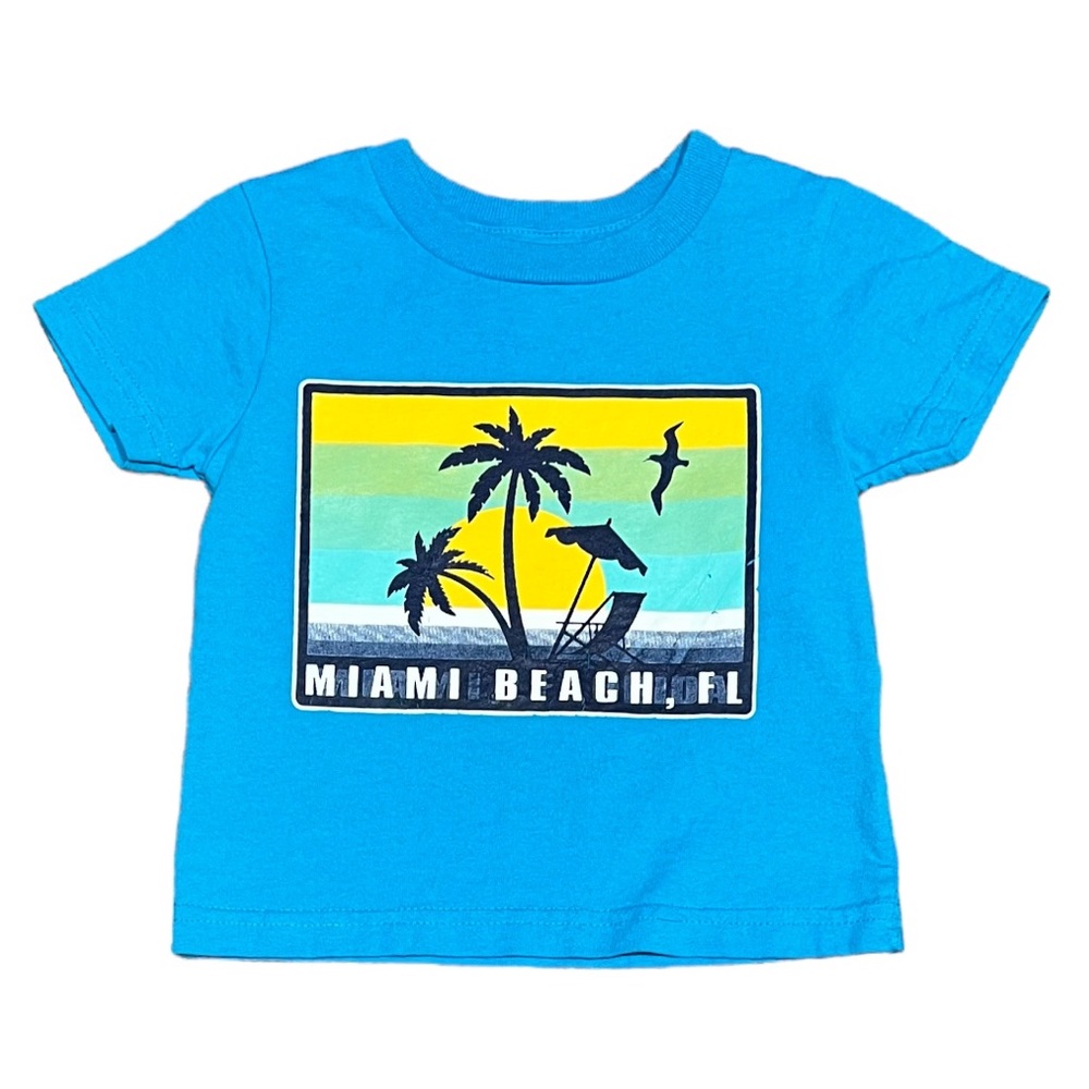 Miami Beach Florida Toddler Kids Shirt